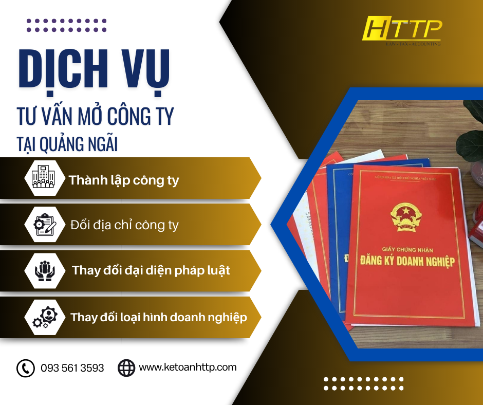 Tư vấn mở công ty tại Quảng Ngãi